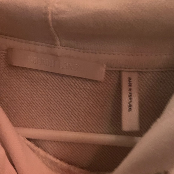 WHITE AND CHROME HELMUT LANG HOODIE - Picture 3 of 5